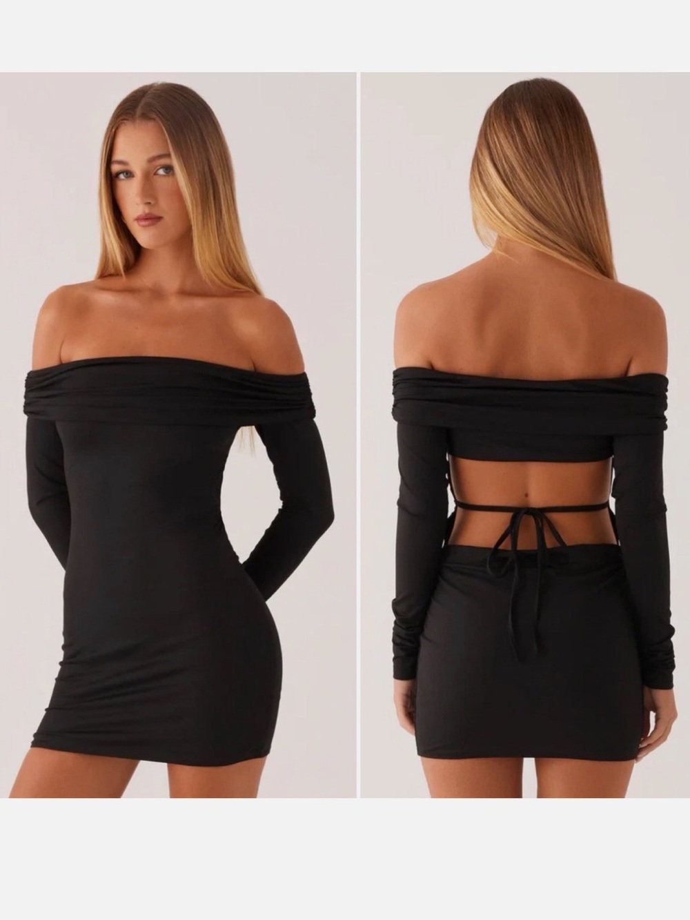 NWT Peppermayo Oxygen Black Mini Dress Size 8